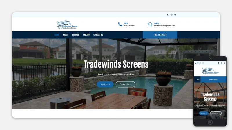 tradewind screens website